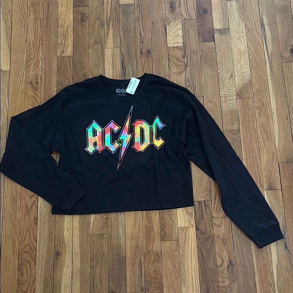AC/DC Black Cotton T-Shirt